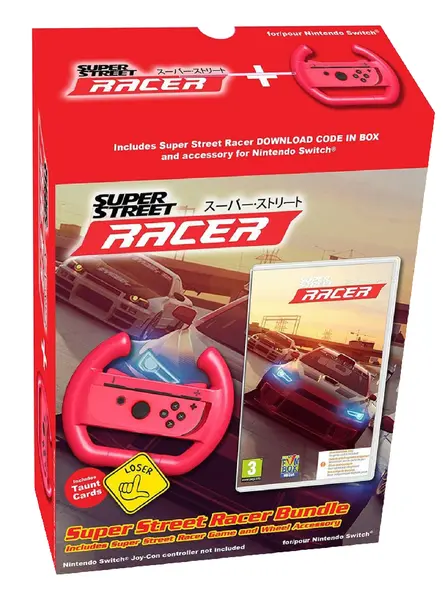 Super Street Racer Bundle + Accesoriu De RoțI Nintendo Switch