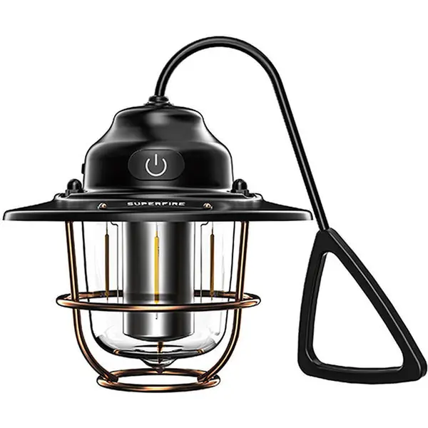 Supfire Lampa LED Superfire T57, 320lm, acumulator 2000mAh, incarcare USB-C, lumina rosie, 7 moduri de iluminare