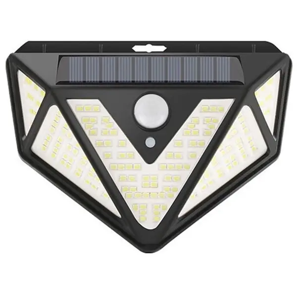 Supfire Lampa solara de perete Superfire FF6-B, 33W LED, 166leduri, 3 moduri, 1200mAh, incarcare solara si senzor de miscare
