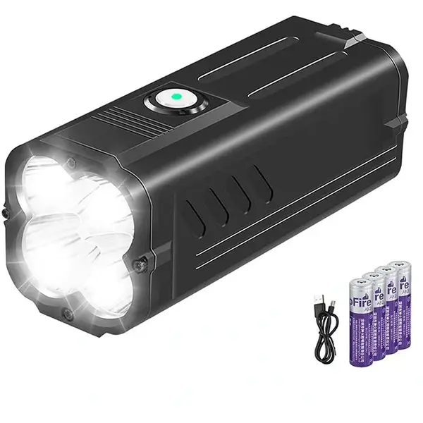 Supfire Lanterna LED Superfire M20, 6000lm, 362M, incarcare USB-C, 72W, acumulator 10400mAh