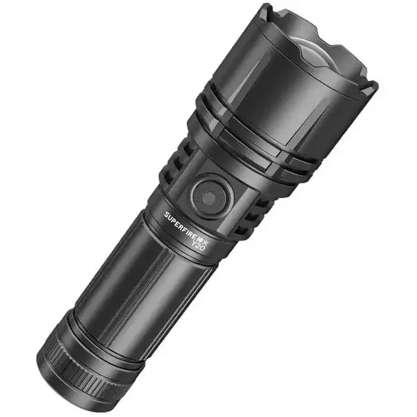 Supfire Lanterna LED Superfire Y20, 1200lm, 800M, 3700mAh incarcare USB-C, 20W