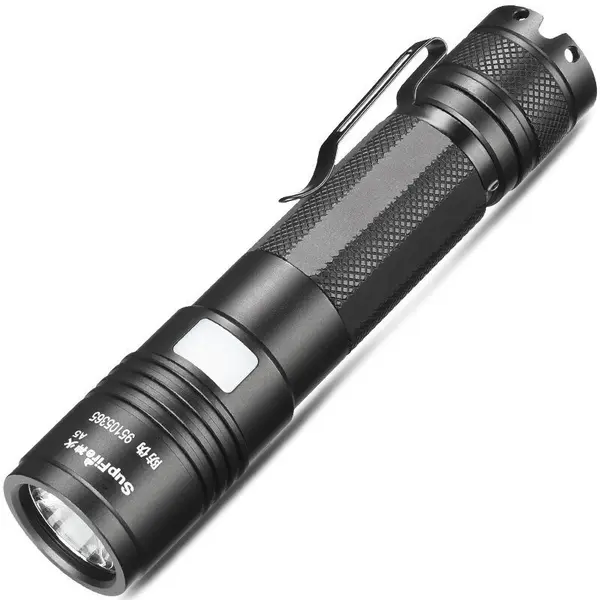 Supfire Lanterna LED Supfire A5, 300lm, 200M incarcare USB, Negru