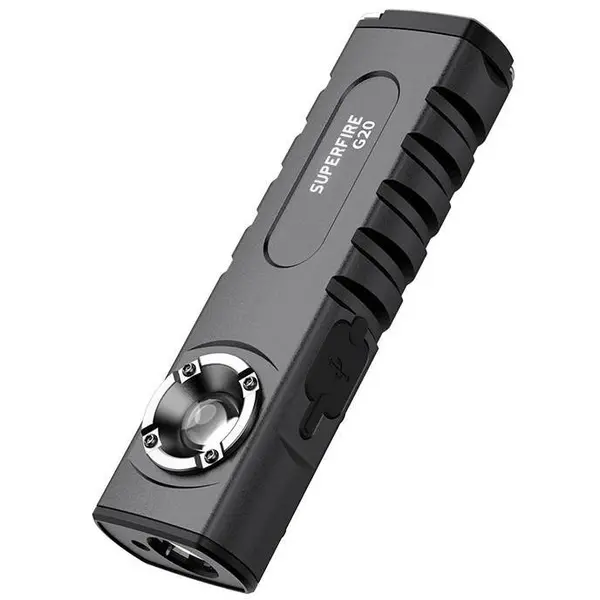 Supfire Lanterna Multifunctionala LED Superfire G20, Laser, 500 lumeni, acumulator 2000mAh, incarcare USB-C