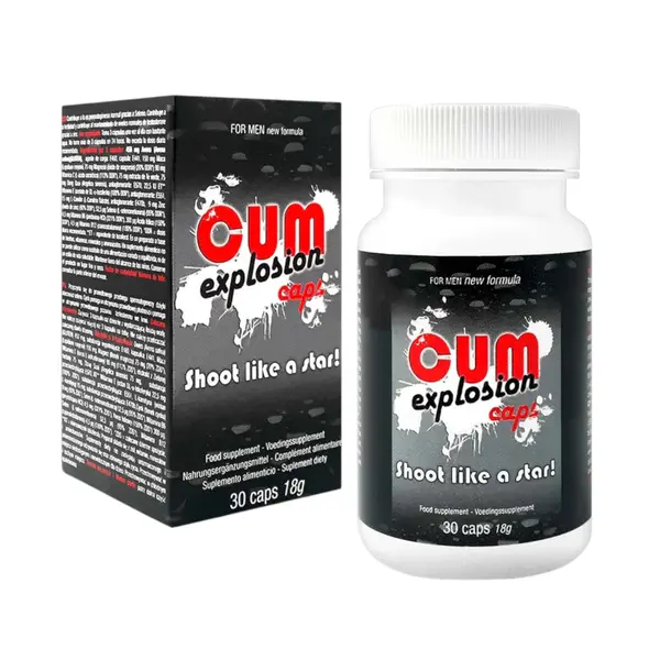 Supliment alimentar Cobeco - CUM EXPLOSION pentru calitatea spermei și fertilitate masculină, 30 capsule