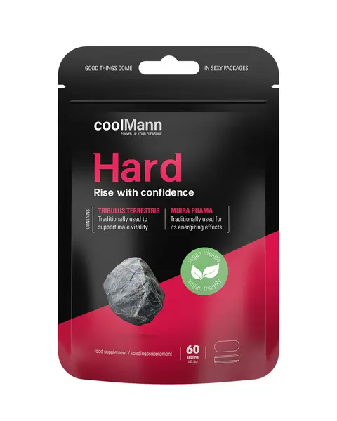 Supliment alimentar CoolMann – Hard, pentru sustinerea fermitatii erectiei si a vitalitatii masculine, 60 capsule