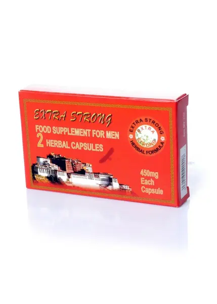 Supliment alimentar Extra Strong, pentru stimularea potenței si îmbunătățirea erecției, 2 buc