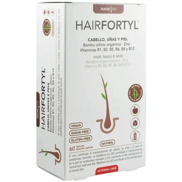 Supliment Alimentar Hairfortyl, Intersa Labs, 60 Capsule, Bio, 29.70 g