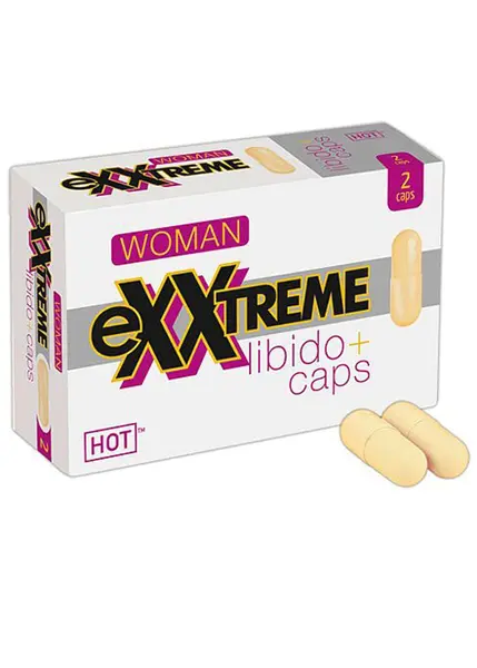 Supliment alimentar Hot - eXXtreme Libido, pentru stimularea dorinței feminine, 2 buc