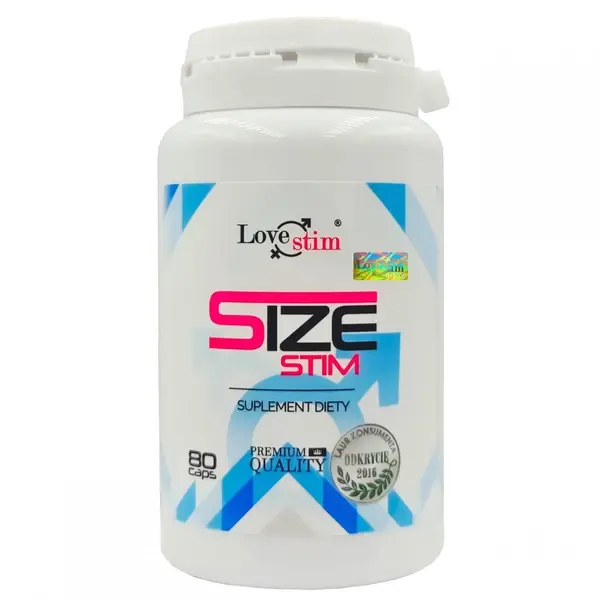 Supliment alimentar LoveStim - SIZE STIM, pentru mărirea penisului, 80 buc