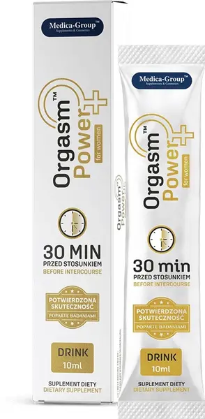 Supliment alimentar Medica Group - Orgasm Power for Women, pentru excitare rapidă și orgasm intens, 10 ml