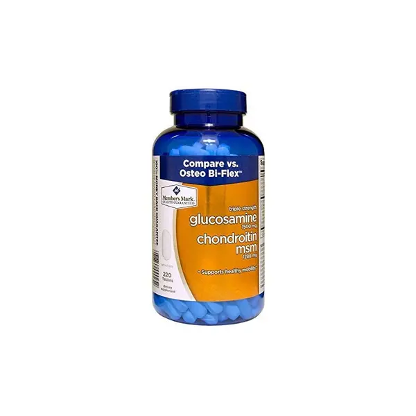 Supliment Alimentar, Member Mark, Glucozamina, Condroitina si MSM pentru Sustinerea Articulatiilor, 220 tablete