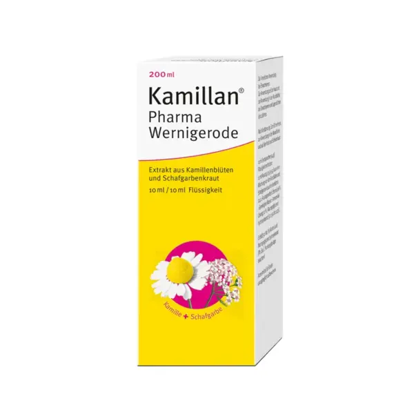 Supliment Alimentar, Pharma Wernigerode, Kamillan, cu Musetel, pentru uz Intern si Extern, Puternic Antiinflamator, 200ml