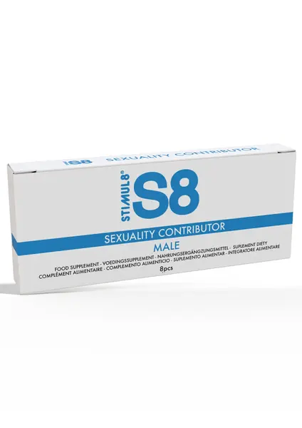 Supliment alimentar S8 Sexuality Contributor Male, pentru potență și sănătatea sexuală a bărbaților, 8 buc