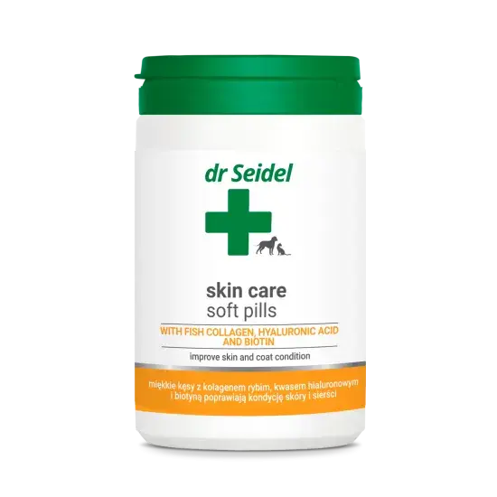 Supliment dermatologic pentru caini pisici Dr. Seidel Skin Care Softpills 225 gr