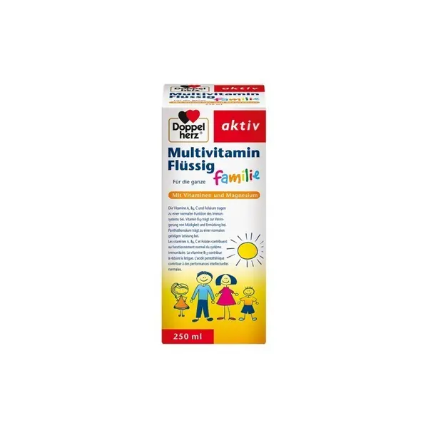 Supliment, Doppel Herz, Multi-Vitamine Family, Contribuie la Metabolismul Energetic, 250ml