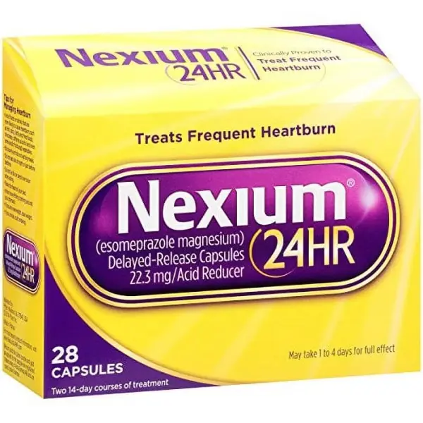 Supliment, GSK, Nexium, Destinat Tratamentului Arsurilor Frecvente la Stomac, Reduce Aciditatea, cu Esomeprazol Magneziu 20 mg, 28 capsule