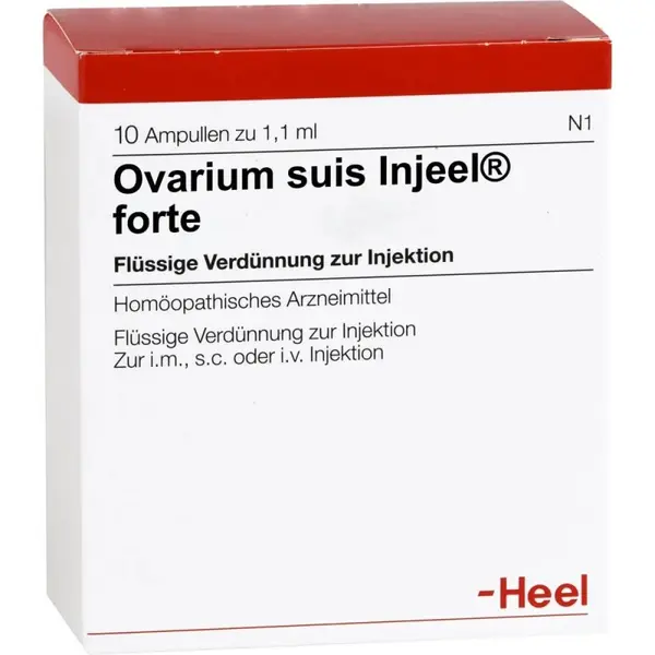 Supliment, Heel, Ovarium, Adjuvant in Problemele de Menstruatie, 10 fiole x 1.1ml