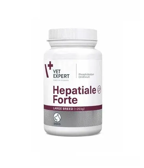 Supliment hepatic pentru caini Hepatiale Forte Large Breed 550 mg 40 tablete