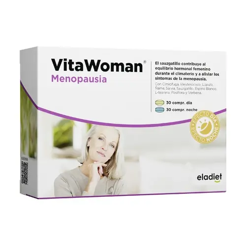 Supliment pentru ameliorarea simptomelor menopauzei Vitawoman Menopause, 60 capsule, Eladiet
