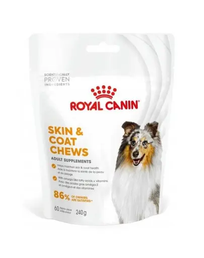 Supliment pentru caini ROYAL CANIN Skin Coat Adult Dog Supplements 240g sanatatea pielii si blanii cainilor adulti