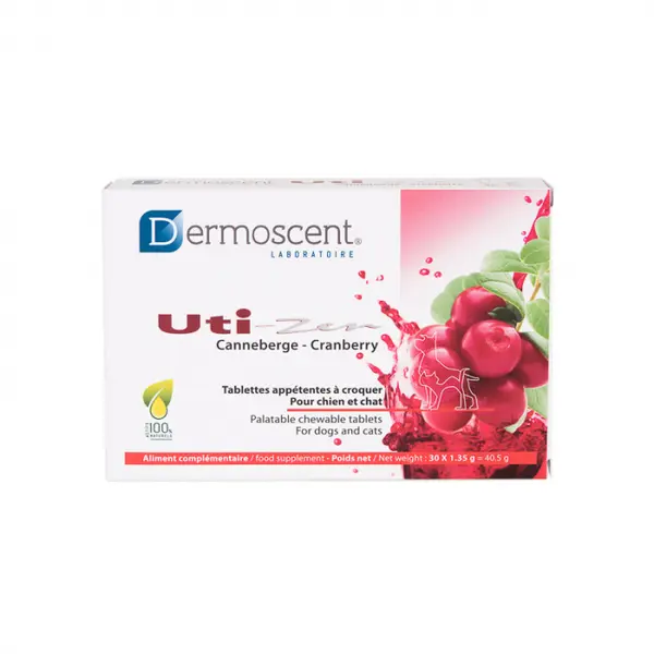 Supliment urinar pentru caini pisici Dermoscent Uti-Zen 30 buc