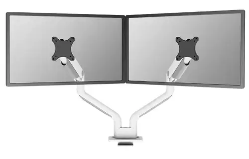 Suport 2 monitoare Neomounts DS70S-950WH2, 17inch-35inch, 18 kg, VESA 75x75, 100x100 (Alb)