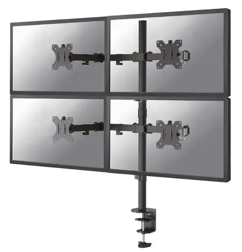 Suport 4 monitoare Neomounts FPMA-D550D4, 13inch-32inch, 24 kg, VESA 75x75, 100x100 (Negru)