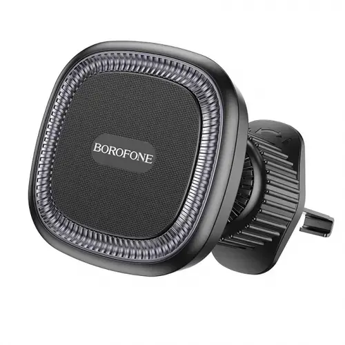 Suport Auto Magnetic Borofone BH96 Ice, Telefoane intre 4.5 si 7 inch (Negru/Gri)