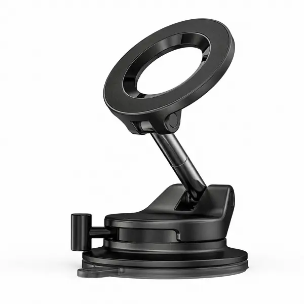 Suport Auto Magnetic Lisen A608, 4inch - 7 inch, Negru