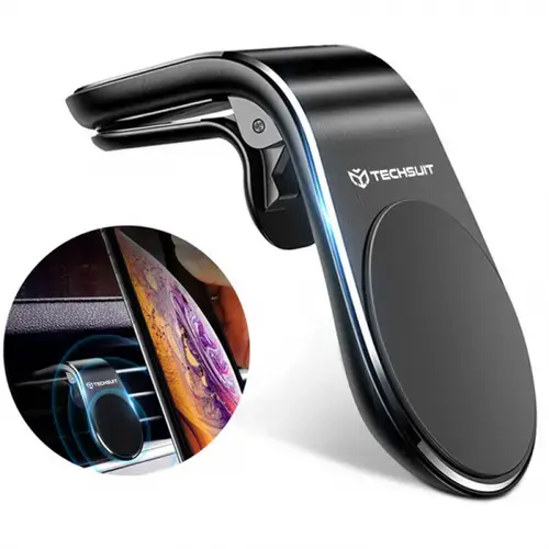 Suport Auto Magnetic Techsuit S7, Universal (Argintiu)