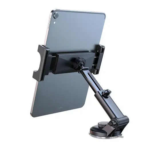 Suport Auto Mcdodo Dashboard telefon si tableta cu diagonala intre 4.7 si 12.9 inch, rotire la 360 grade, pentru bord, Negru