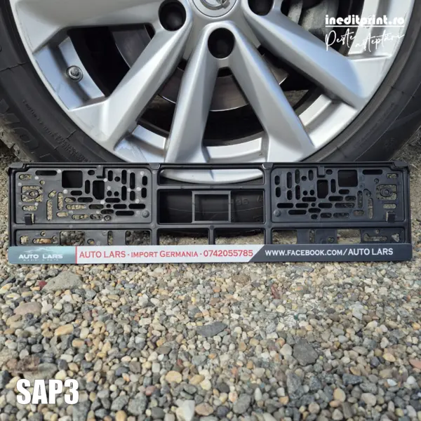 Suport Auto Personalizat (Firme) SAP3 Suport negru bagheta neagra