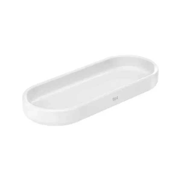 Suport baie Rova Onda A3870Z6000, montare pe blat, 300 x 120 mm, ceramic, Alb