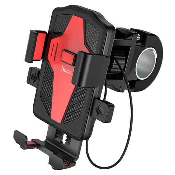 Suport Bicicleta Motocicleta HOCO CA73, 4.5inch - 7inch, Negru Rosu