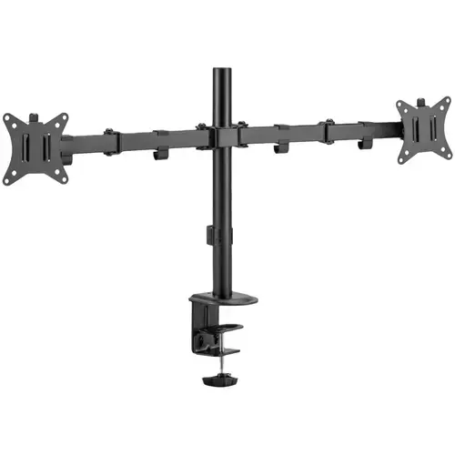 Suport birou 2 monitoare Serioux MM66-C024, 17″-32″, 9kg, Negru