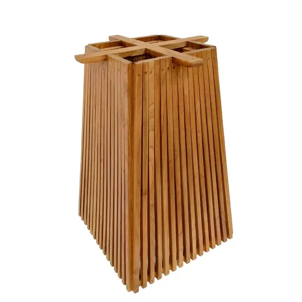 Suport blat masa de bar Darius Boho Pako World Natural 60x60x90 cm