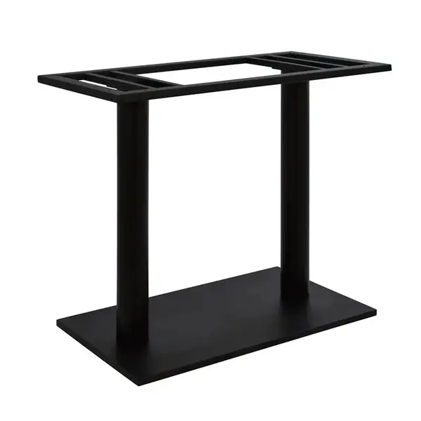 Suport blat masa Soign, Negru, 80x40x72 cm