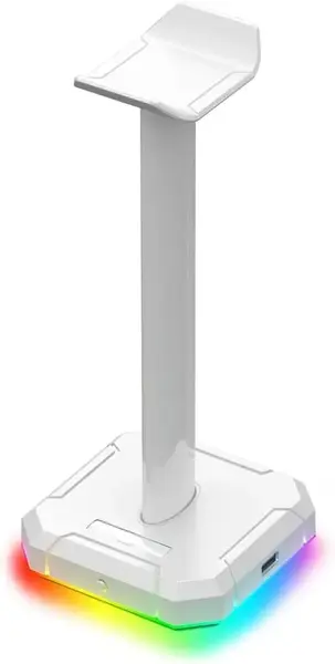 Suport Casti Redragon Scepter Pro RED-HA300-W, iluminare RGB (Alb)