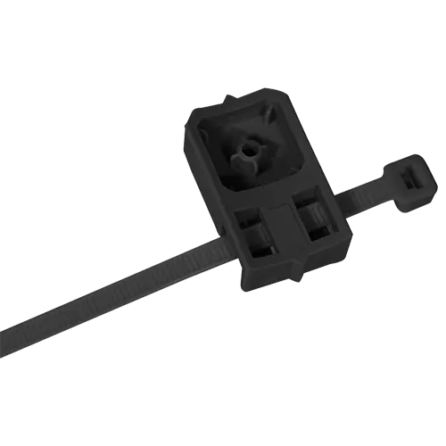 Suport cu brida plastic 4.8x286 mm TBBL negru (200 buc.) - CELO 94TBBL