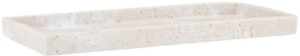 Suport de baie Estia - Travertine, 28 x 12 x 2 cm