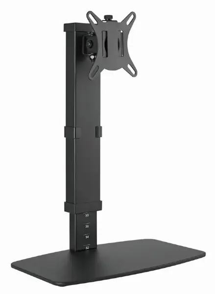 Suport de birou pentru monitor cu miscare completa, reglabil pe inaltime Gembird MS-D1ST-02, 17inch - 32inch (Negru)