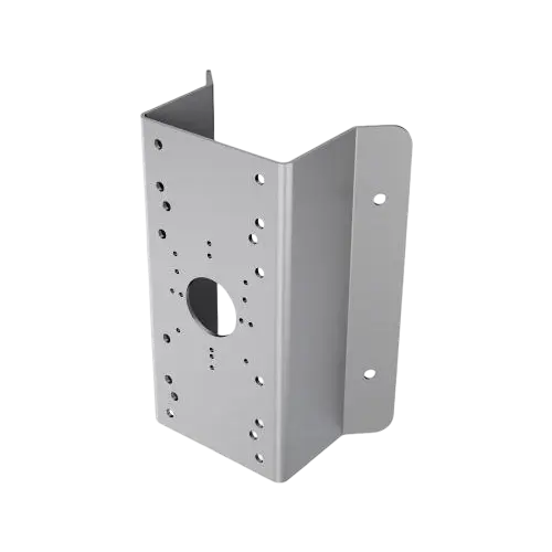 Suport de colț pentru camere de supraveghere, oțel inoxidabil, 180×105×250 mm, Hikvision DS-1276ZJ-P