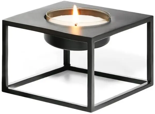 Suport de lumânări din metal Philippi - Solero, mărimea M, negru