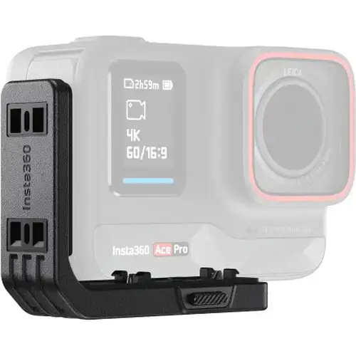 Suport de montare camera Insta360 vertical/orizontal pentru Ace si Ace Pro, Negru
