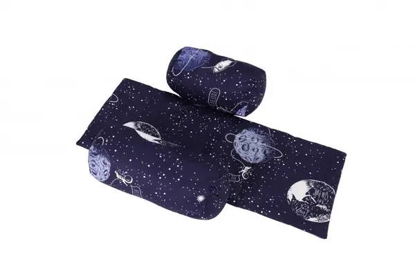 Suport de siguranta SomnArt Cosmos cu paturica impermeabila pentru bebelusi
