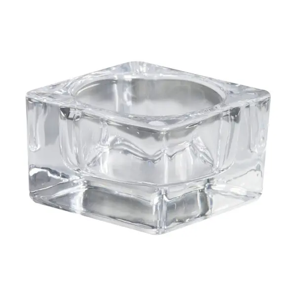 Suport din Sticla Bolsius pentru Lumanari Pastila Max 42 x 75 mm