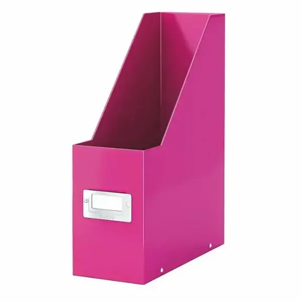Suport documente vertical roz carton laminat Leitz Suport documente vertical roz carton laminat Leitz
