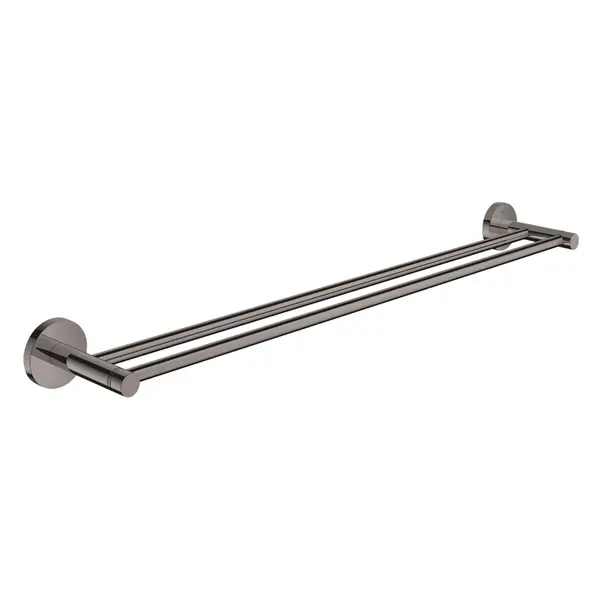 Suport dublu pentru prosop Grohe Essentials 40802A01, 60 cm, Hard Graphite