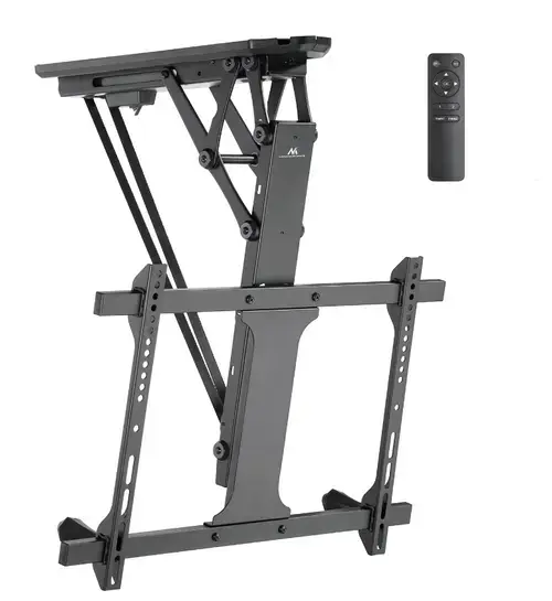 Suport electric de tavan Maclean MC-880T, pentru televizor, telecomanda, 32inch-70inch, 35kg (Negru)