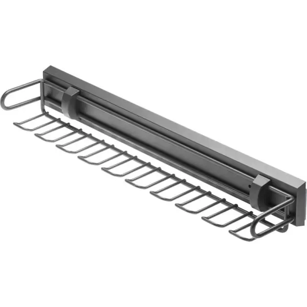 Suport Extensibil Model Ifl pentru Cravate si Curele, 160x455x85 mm, Finisaj Gri Antracit